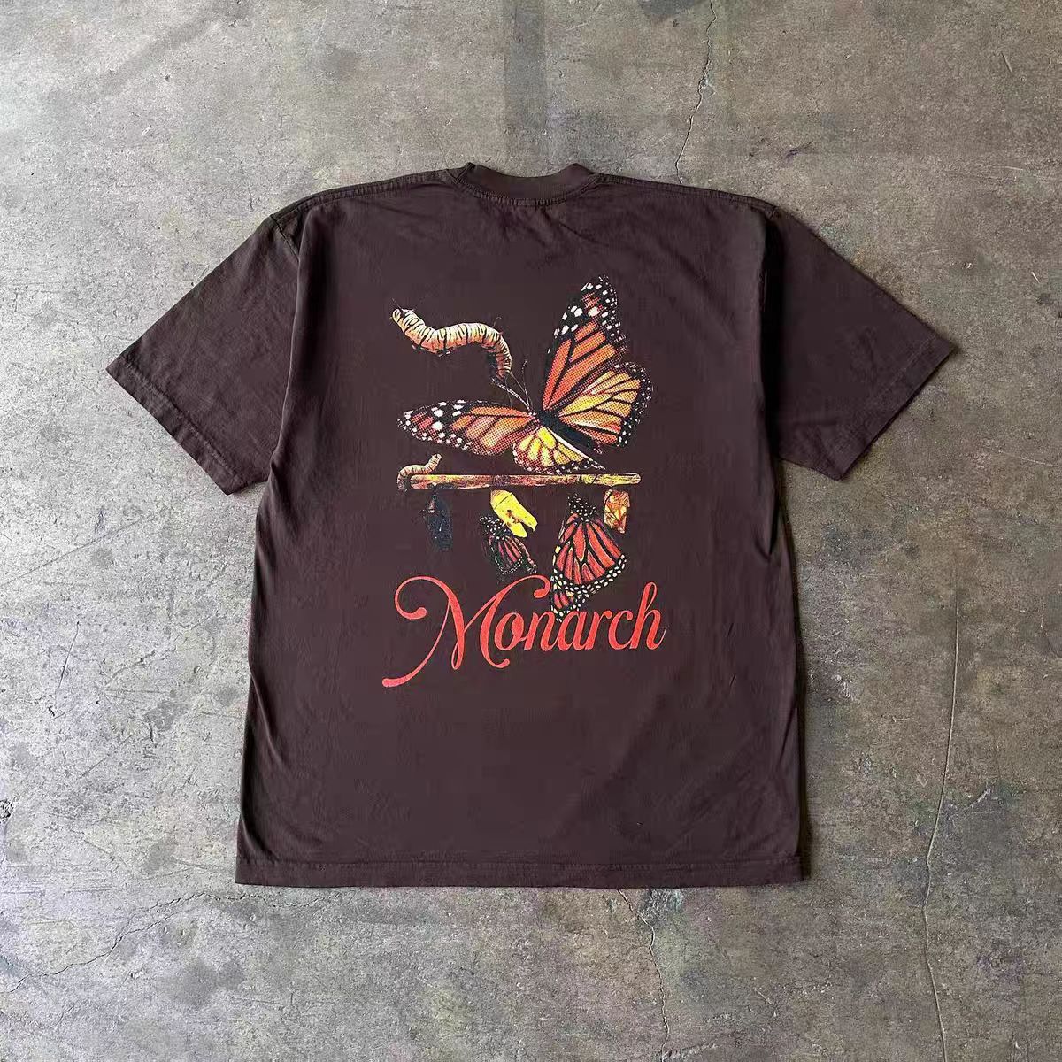 Japanese Brand × Vintage Brown casual retro insect print t-shirt Size US M / EU 48-50 / 2 - 1 Thumbnail