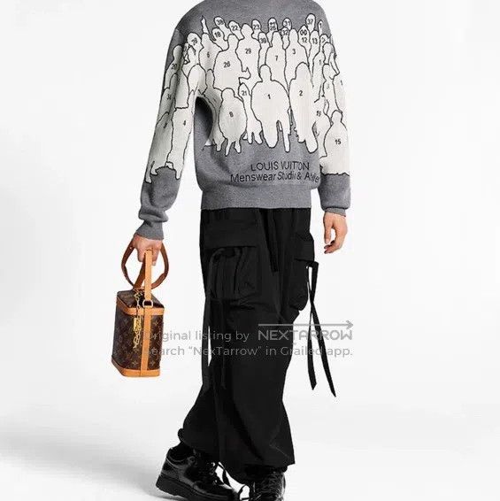 Other Louis Vuitton Gray portrait sweater Size US XXL / EU 58 / 5 - 6 Thumbnail