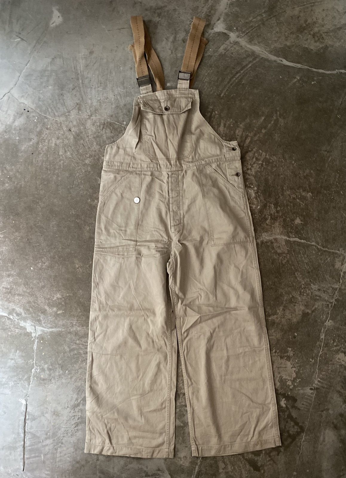 Kapital Kapital HBT Overall 45r Engineered Garments Old Joe Needles Size US 34 / EU 50 - 1 Thumbnail