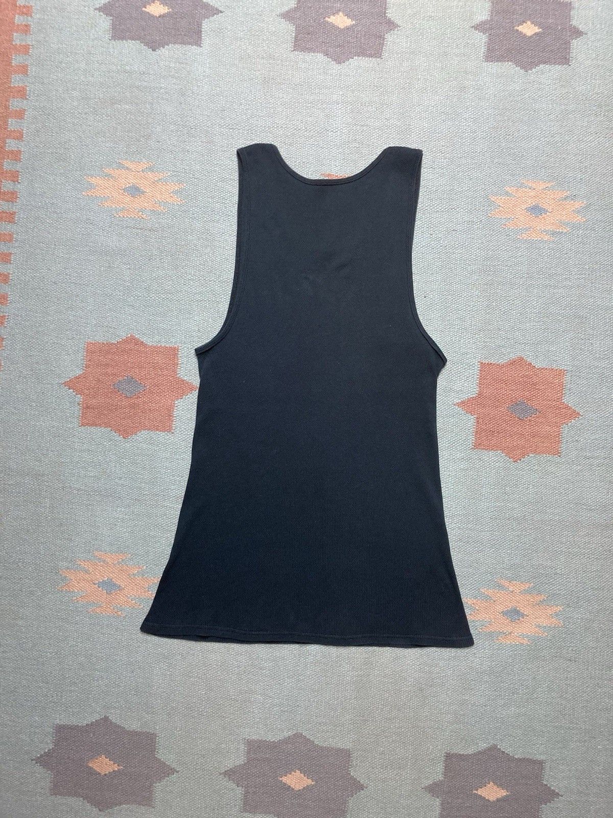 Fruit Of The Loom Fruit loom ribbed tank top beater shirt goth soft cotton XL Size US XL / EU 56 / 4 - 4 Thumbnail
