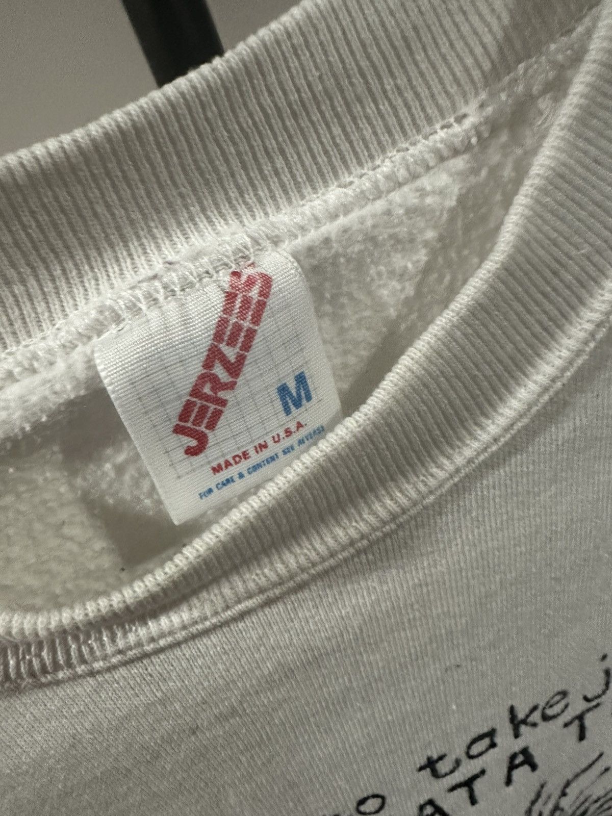 Vintage Vintage “ I try to take just ONE DAY AT A TIME” Crewneck Size US M / EU 48-50 / 2 - 4 Thumbnail