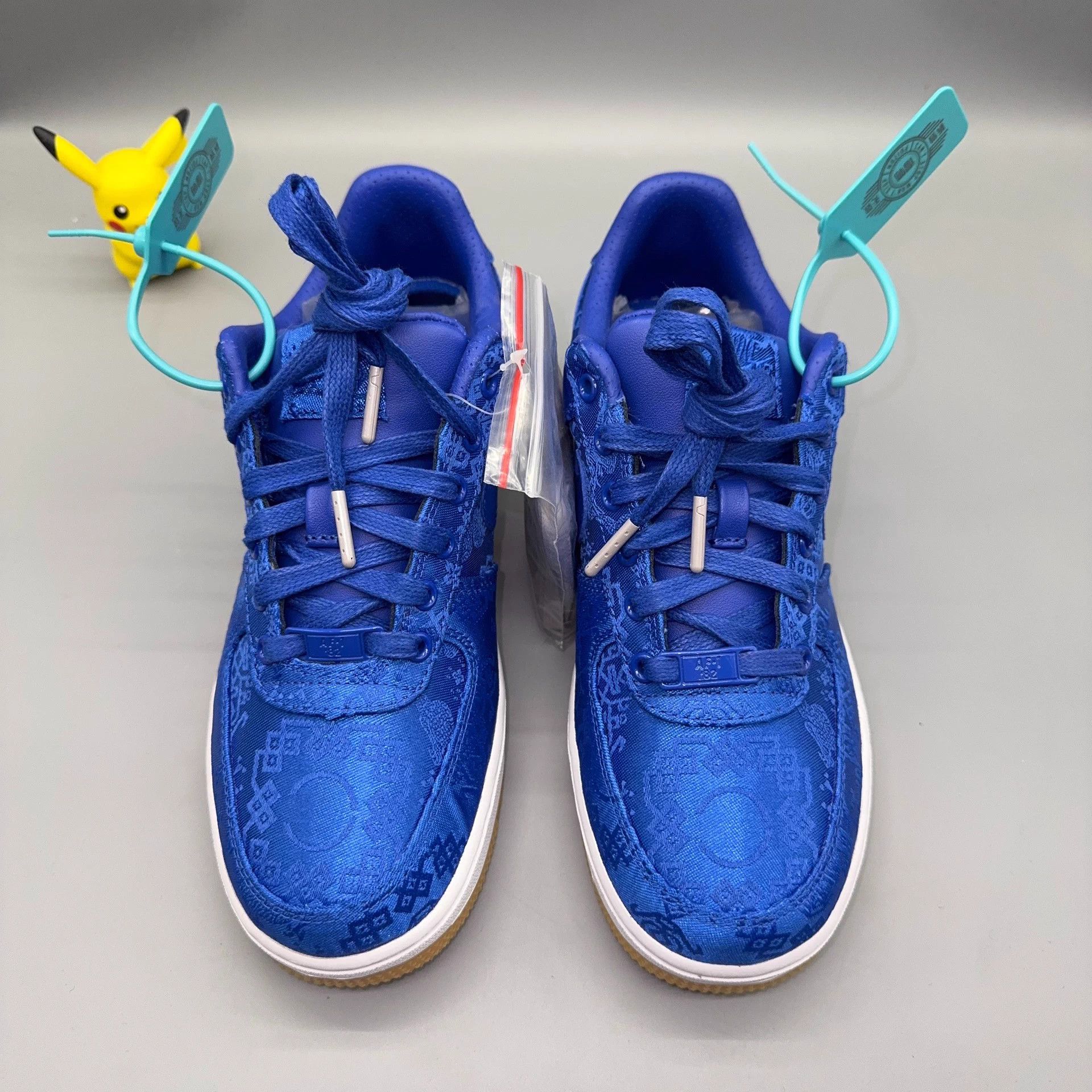 Nike Nike Air Force 1 Blue Silk Women's 38 Size US 7 / IT 37 - 2 Thumbnail