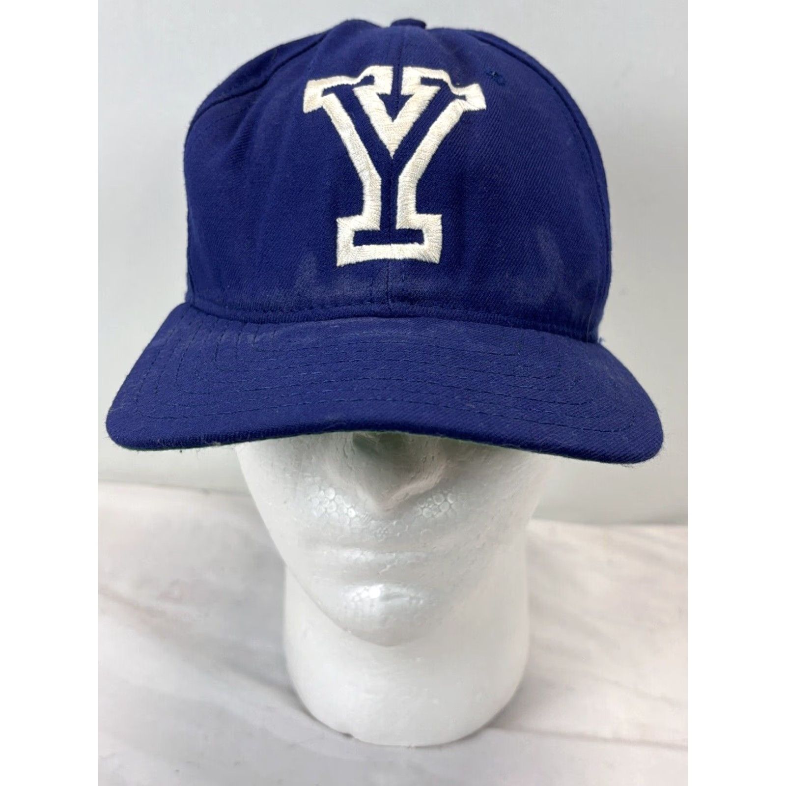 Vintage VINTAGE BYU Cougars Baseball Hat Cap Blue 7 1/4 USA Pro Men Adult Size 7 1/4 Solid USA Theme Size ONE SIZE - 2 Thumbnail
