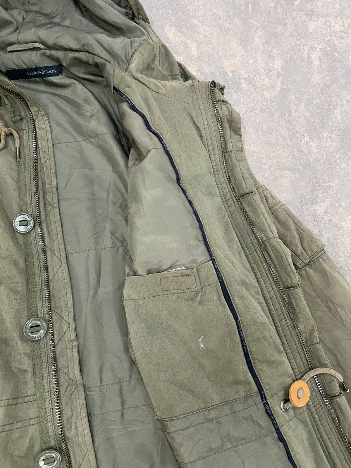 Calvin Klein CALVIN KLEIN CK MILITARY PARKA ARMY WINTER LGB JACKET Size US L / EU 52-54 / 3 - 10 Thumbnail