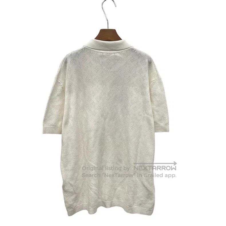 Louis Vuitton Louis Vuitton Cutout knit short sleeve shirt Size US XL / EU 56 / 4 - 3 Thumbnail