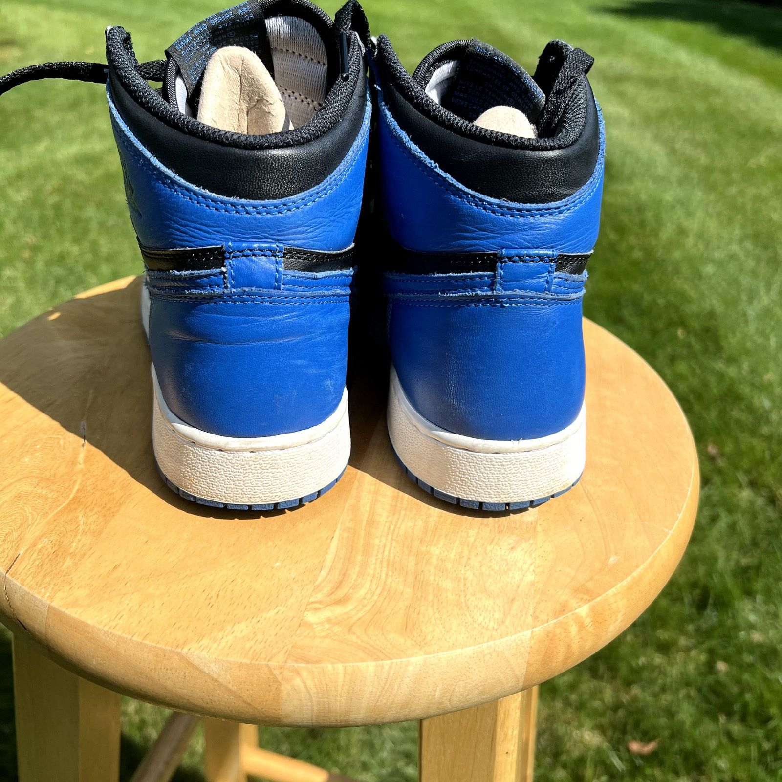 Jordan Brand × Nike Size 6 Air Jordan 1 Retro High OG BG Royal 2017 Men's Shoes Size US 6 / EU 39 - 6 Thumbnail