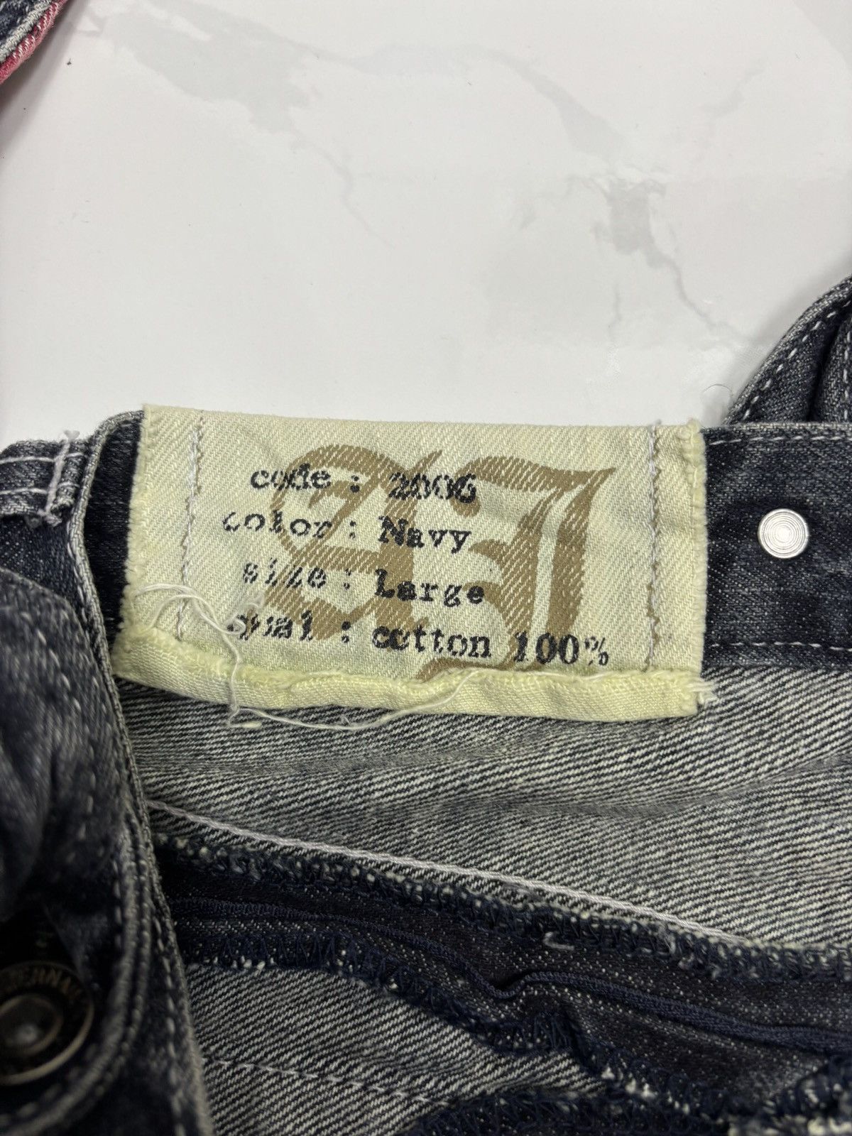 Hysteric Glamour × Japanese Brand 🔥VINTAGE ANTFUI JEANS WHISKER DISTRESSED DENIM SUSPENDER Size US 33 - 10 Thumbnail
