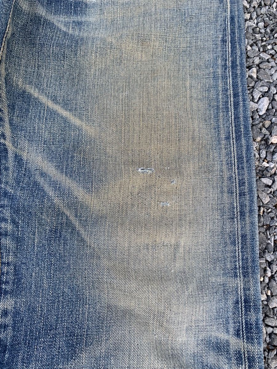 Edwin VINTAGE EDWIN SELVEDGE BUCKLE BACK RUSTY DISTRESSED DENIM Size US 33 - 23 Thumbnail