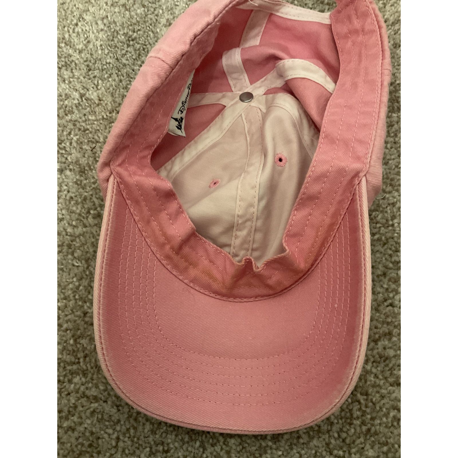 Disney Mickey Mouse Disney Parks Pink Adjustable Baseball Cap Hat Size ONE SIZE - 6 Thumbnail