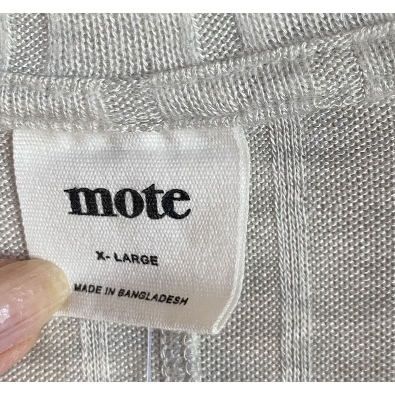 Other NWT Mote Ribbed Top Long Sleeve Tunic Thin Knit Women’s XL Size XL / US 12-14 / IT 48-50 - 2 Thumbnail