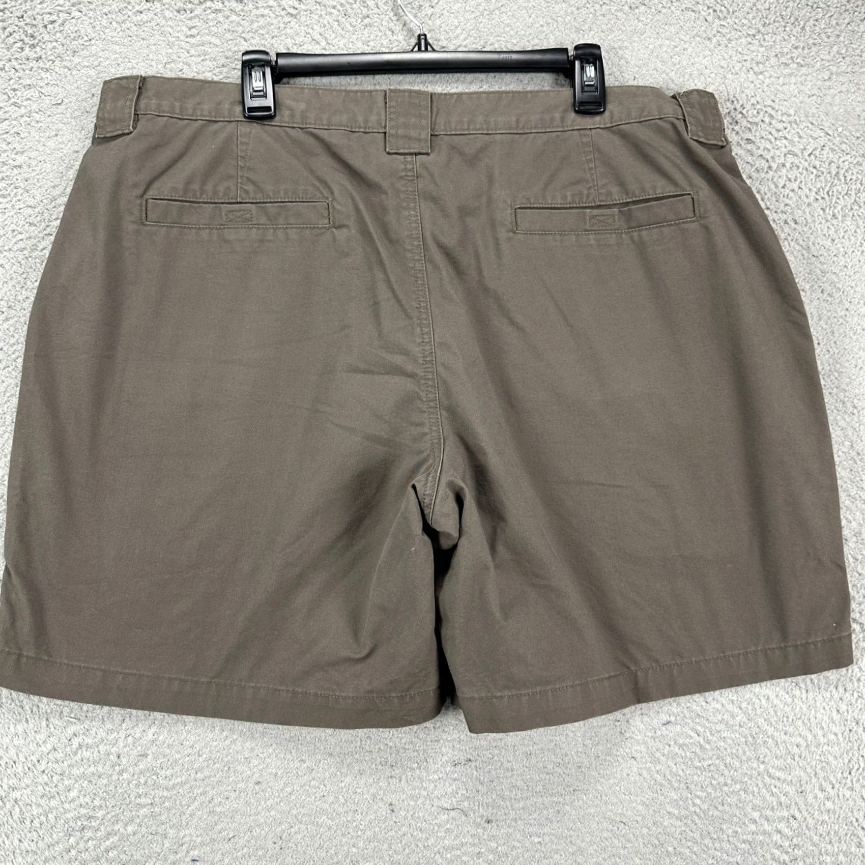 Savane Savane Men Safari Cargo Shorts 42 Dark Brown Stretch Waistband Casual Flat Front Size US 42 / EU 58 - 2 Thumbnail