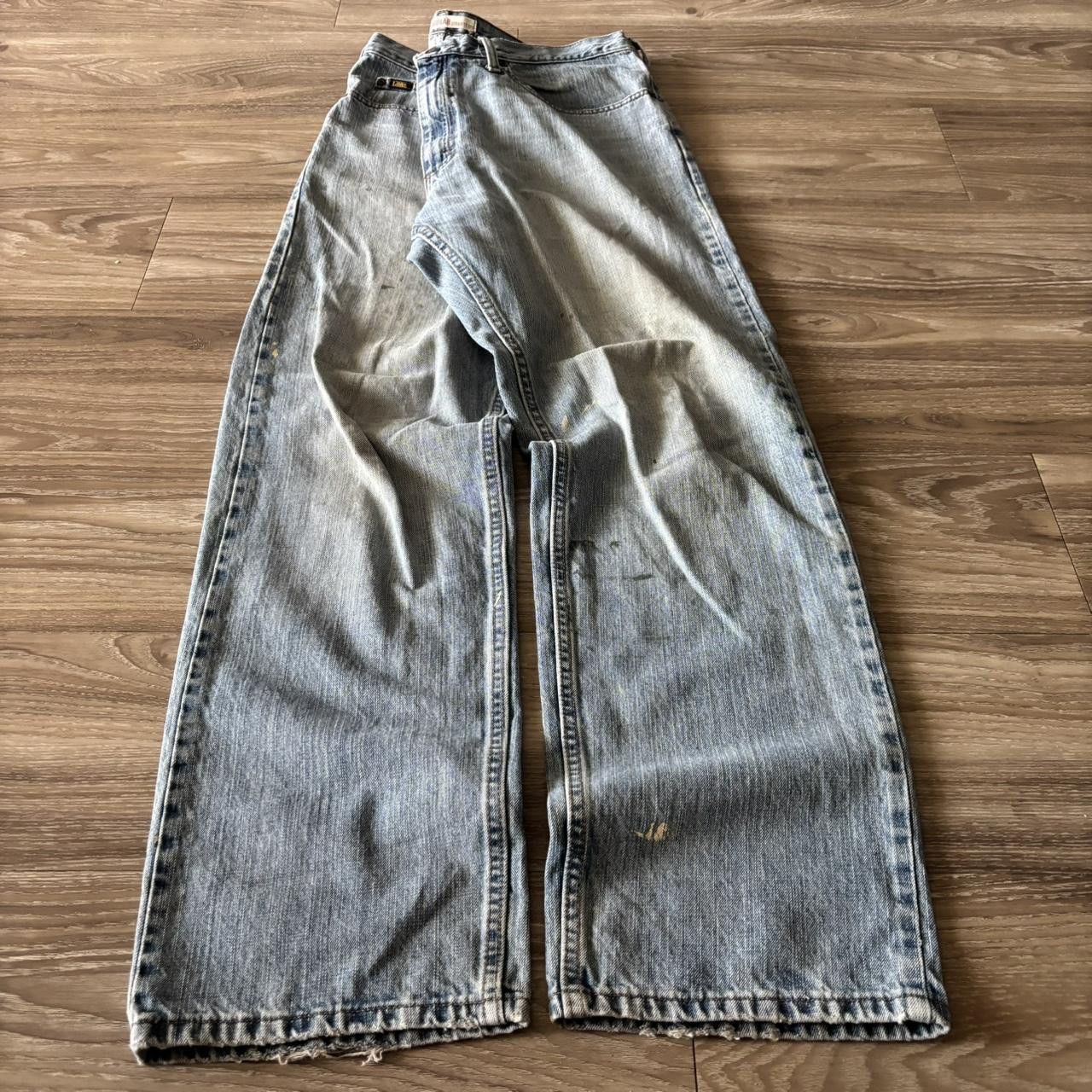 Vintage Crazy Vintage Y2K/2000s Grunge Light Wash Denim Jeans! 38x32 Size US 38 / EU 54 - 3 Thumbnail