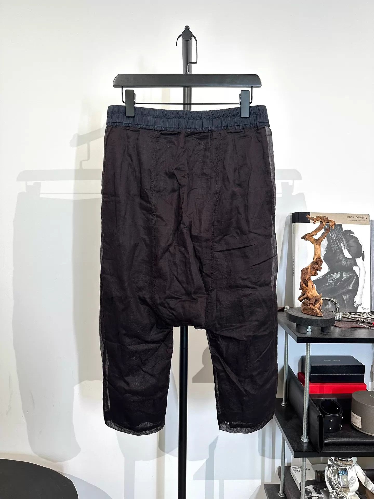 Rick Owens Rick Owens Main Line Double Layer Mesh Cropped Pants 48 Size US 32 / EU 48 - 2 Thumbnail