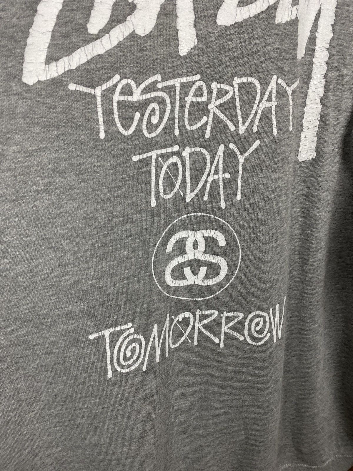 Stussy 💀Vintage Sweatshirt Stussy Yesterday Today Tomorrow VTG Tee💀 Size US XL / EU 56 / 4 - 10 Thumbnail