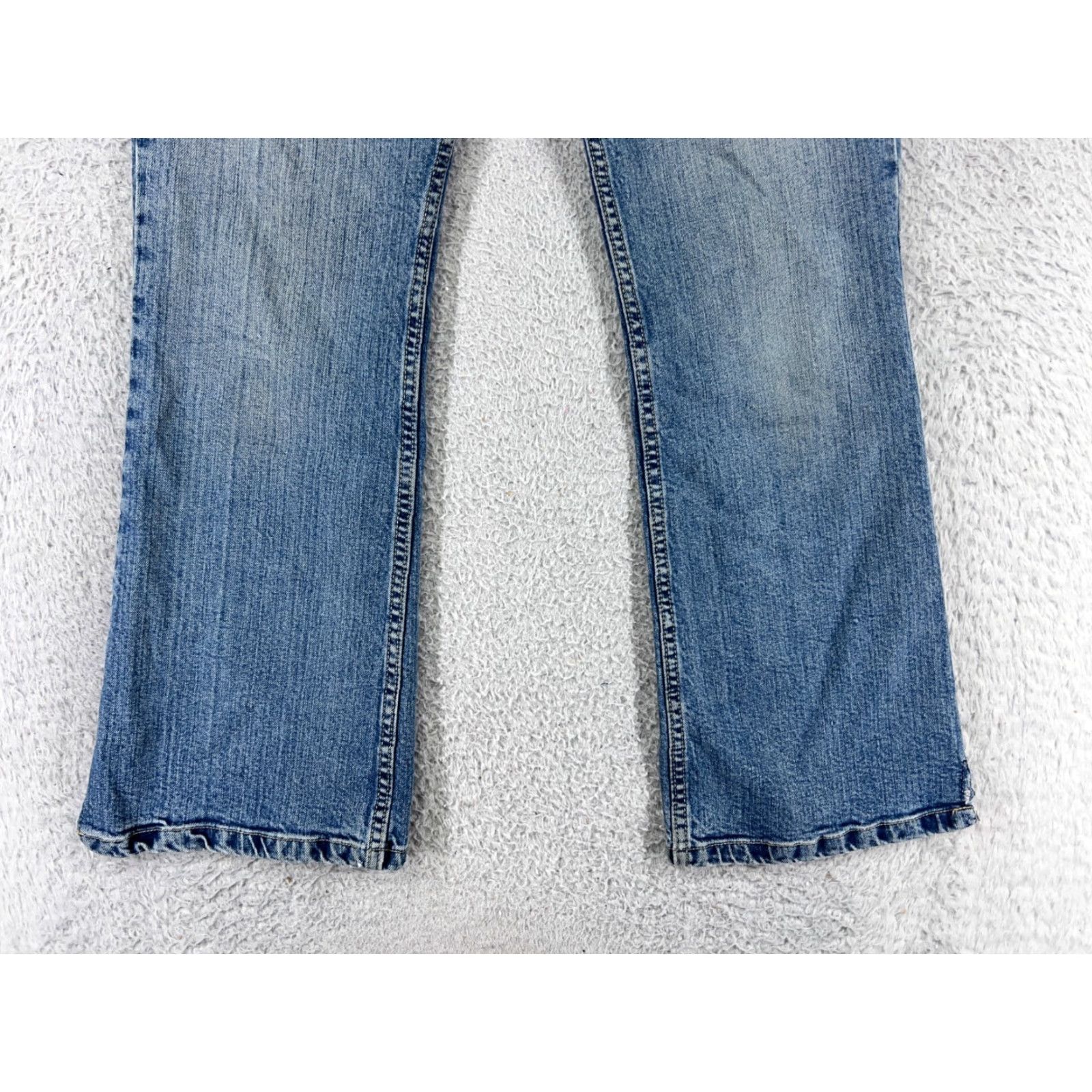 Vintage Maurices Jeans Women 5 Blue Denim Bootcut Cotton Blend Slim Stretch Inseam 27 in Black Label? Size 27" / US 4 / IT 40 - 4 Thumbnail