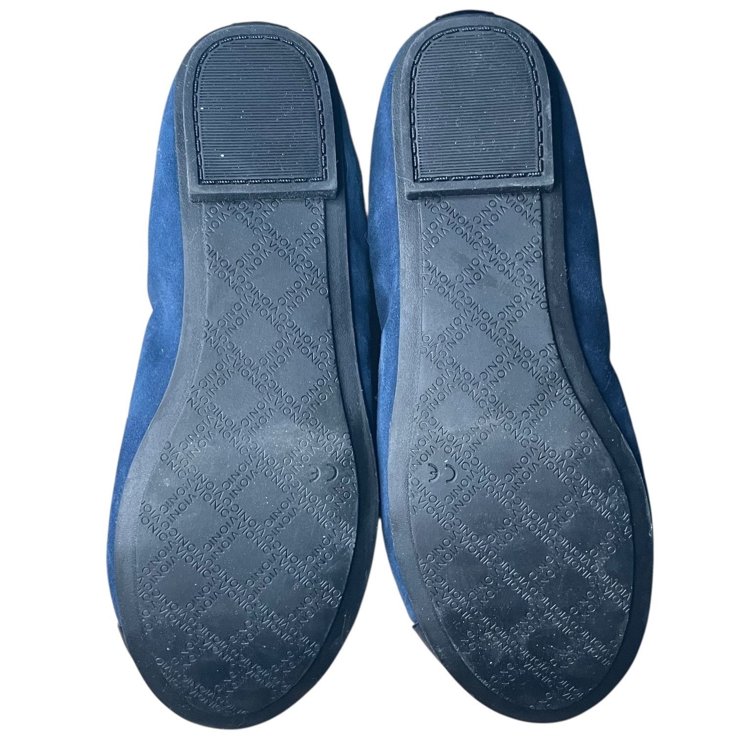 Vionic Vionic Spark Tiegan ballet flats blue suede, cap toe-size 6 Size US 6 / IT 36 - 4 Thumbnail