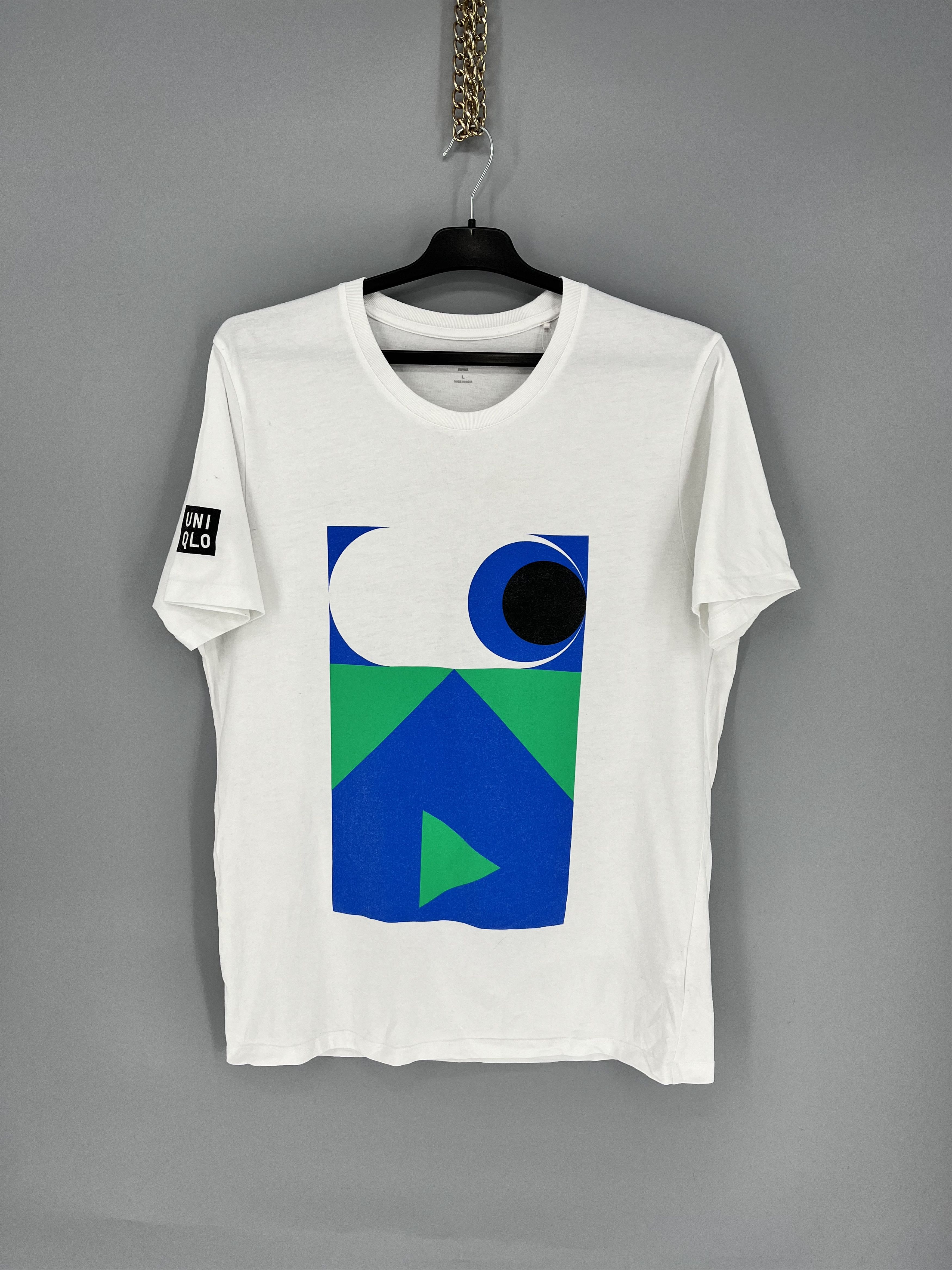 Japanese Brand Vintage Y2K UNIQLO TATE PLAY T-Shirts White hype Size US L / EU 52-54 / 3 - 1 Thumbnail
