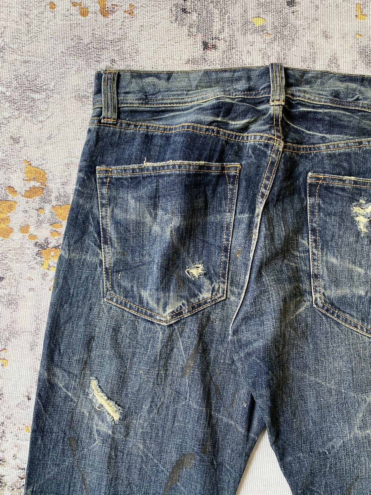 Japanese Brand Japanese Brand Distressed Flare Denim Size US 32 / EU 48 - 14 Thumbnail