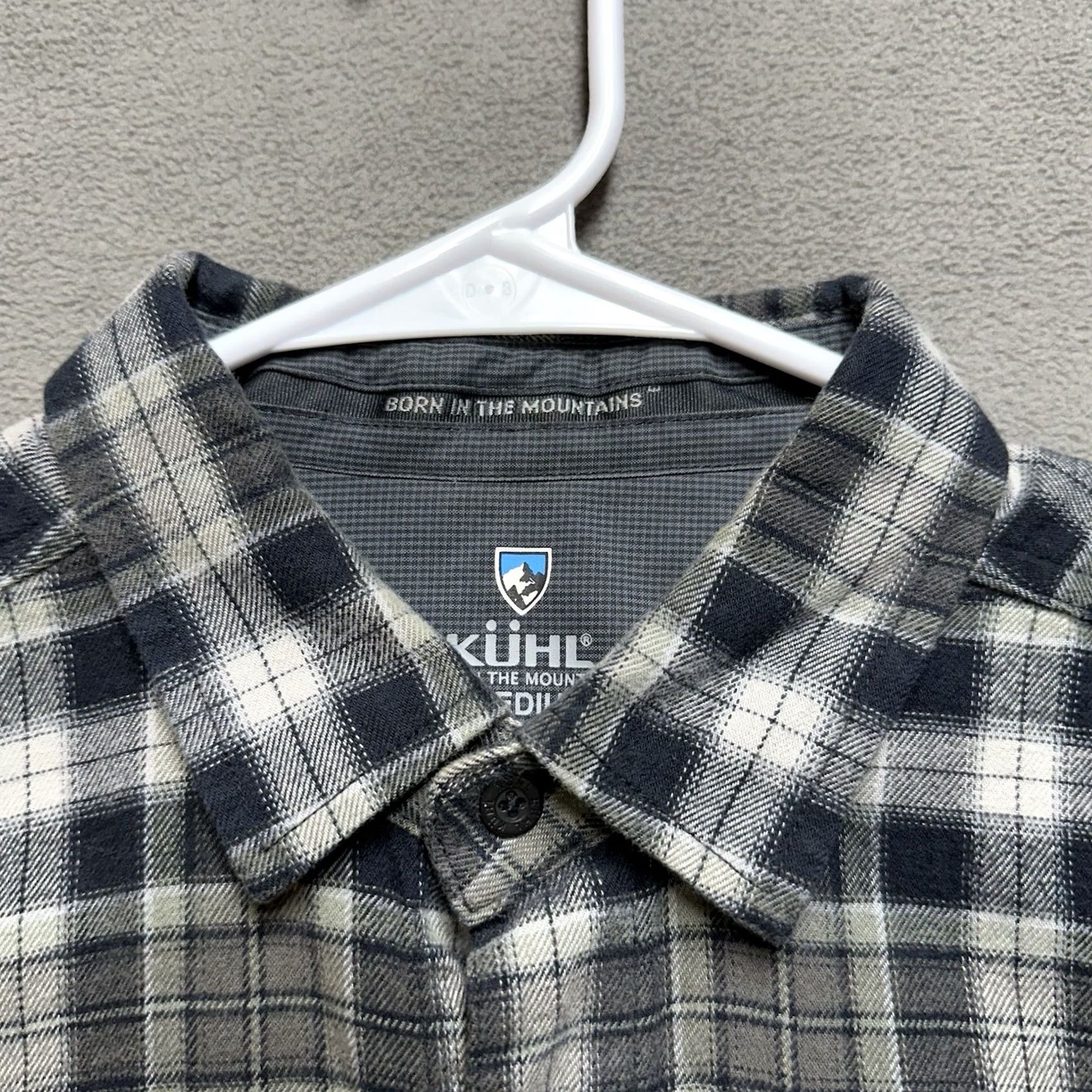 Vintage Kuhl Dillingr Shirt Mens M Gray Plaid Flannel Long Sleeve Button Up Outdoor 7186 Size US L / EU 52-54 / 3 - 4 Thumbnail