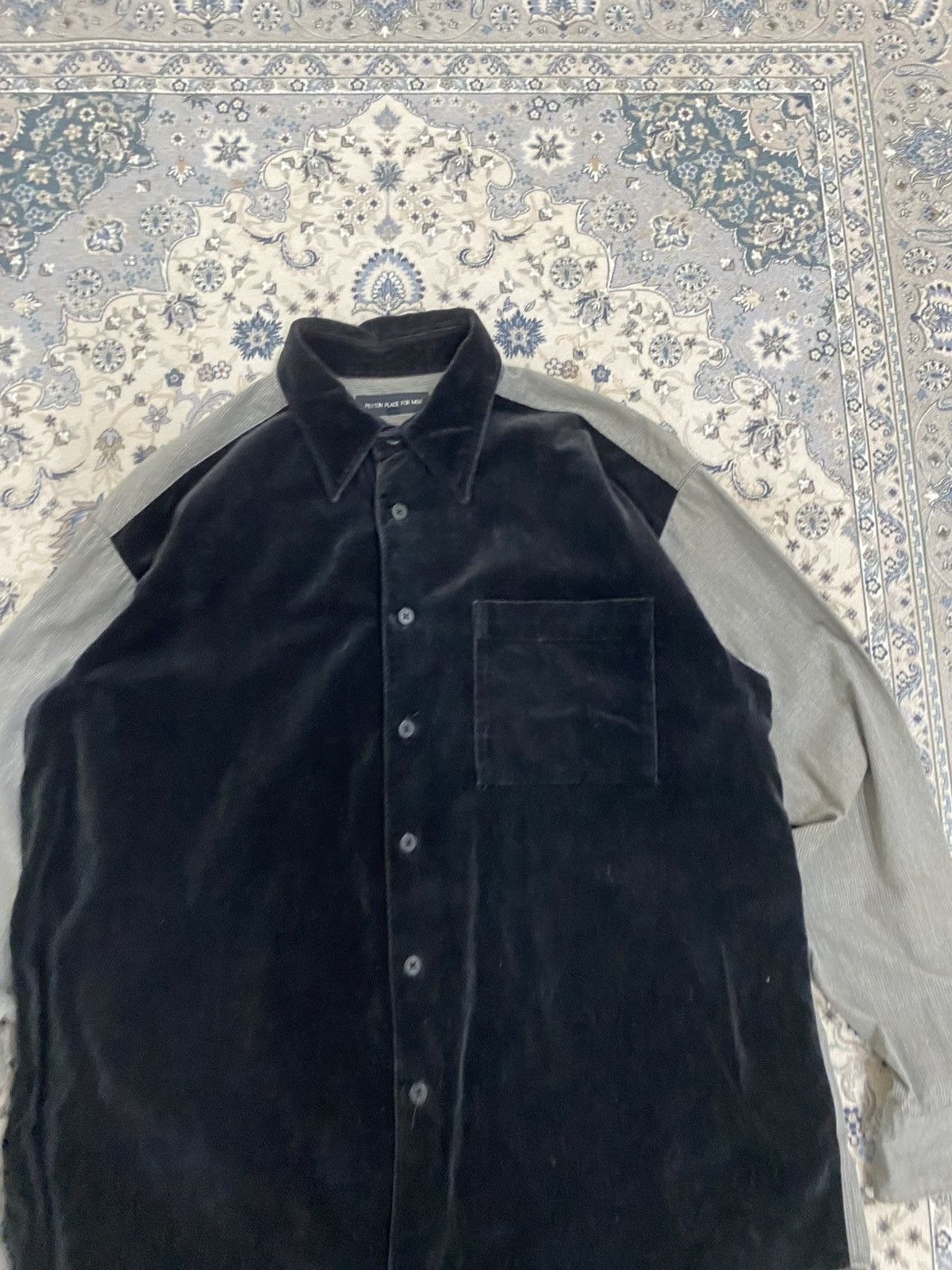 PPFM VINTAGE PPFM VELVET LONGSLEEVE SHIRT PUNK GRUNGE LGB Size US XL / EU 56 / 4 - 4 Thumbnail