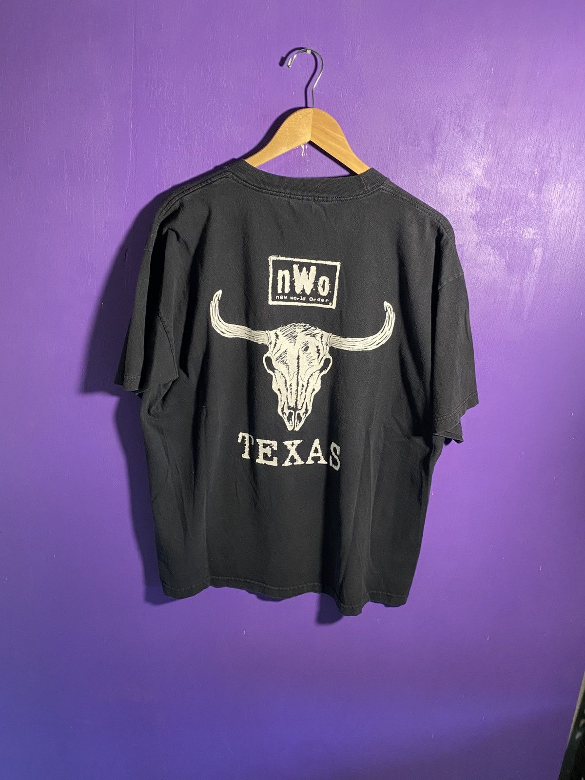 WCW/nWo Vintage 90s NWO Texas faded mullet tee Size US XL / EU 56 / 4 - 2 Thumbnail