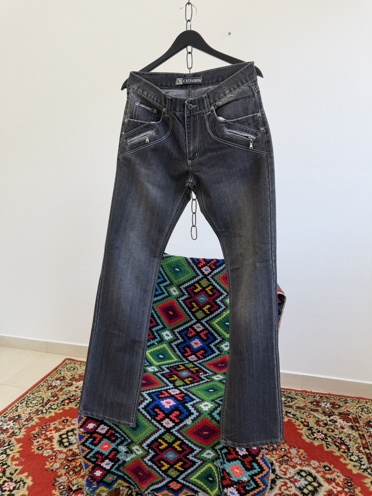 Hedi Slimane Vintage Dior Hedi Slimane Style Washed Denim Jeans Size US 30 / EU 46 - 4 Thumbnail