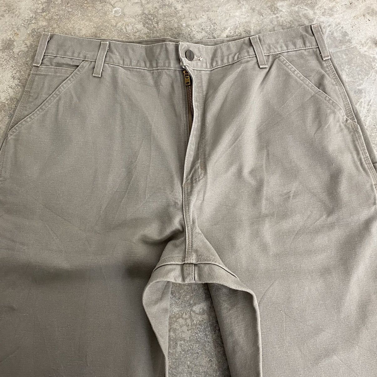 Carhartt × Vintage Vintage Carhartt Desert Grey Carpenter Workwear Pants Size US 38 / EU 54 - 11 Thumbnail