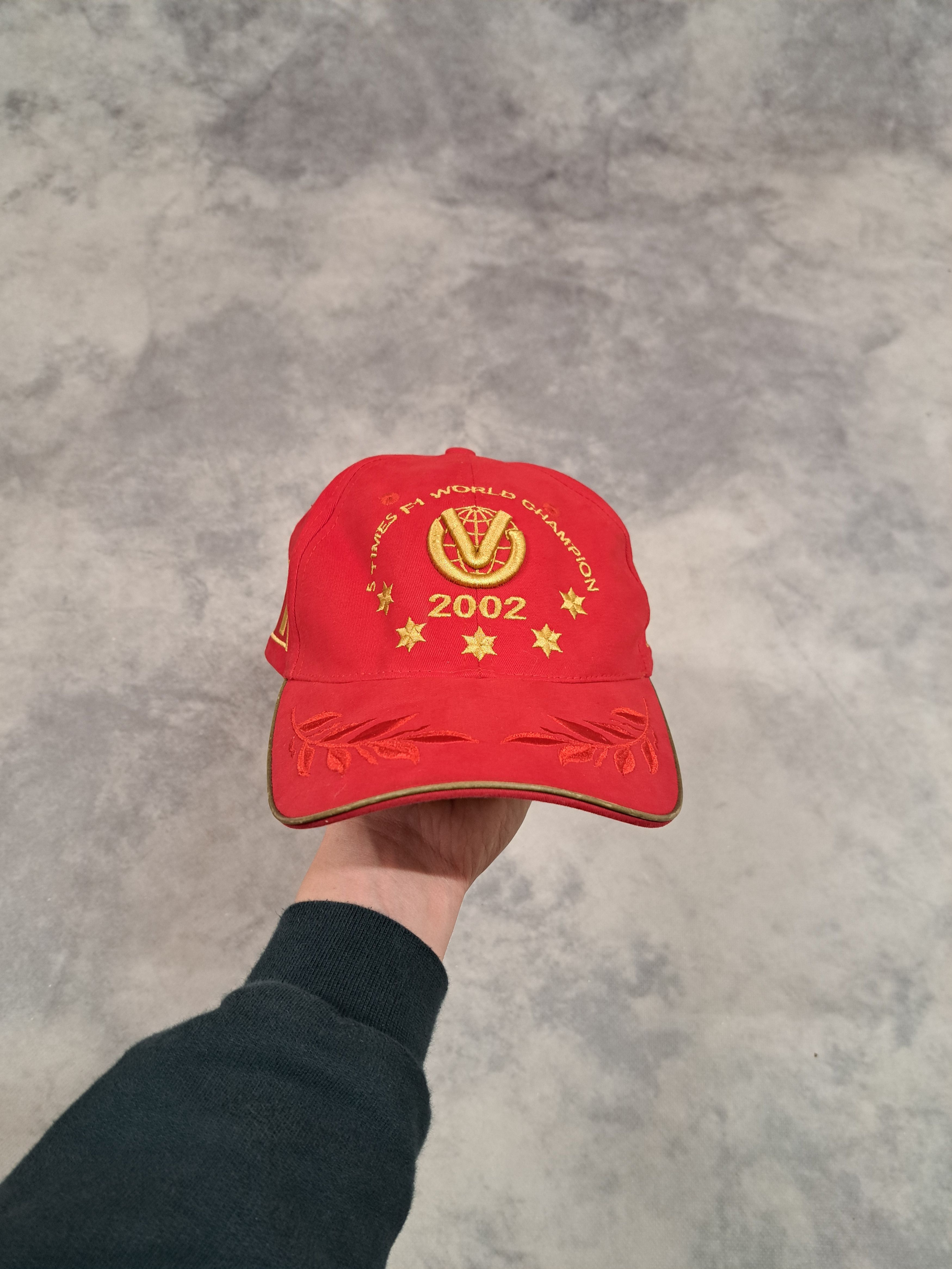 Vintage Vintage 2002 Michael Schumacher F1 World Champion Cap Size ONE SIZE - 2 Thumbnail