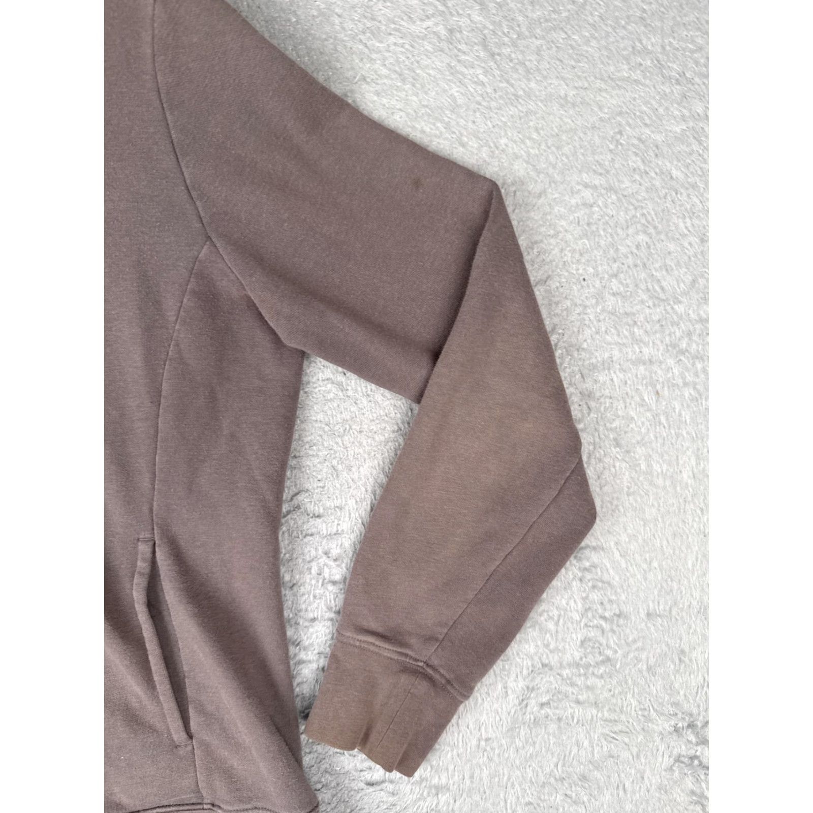 The North Face The North Face Hoodie Womens Medium Brown Vertical Logo Pullover Sweatshirt Size M / US 6-8 / IT 42-44 - 2 Thumbnail