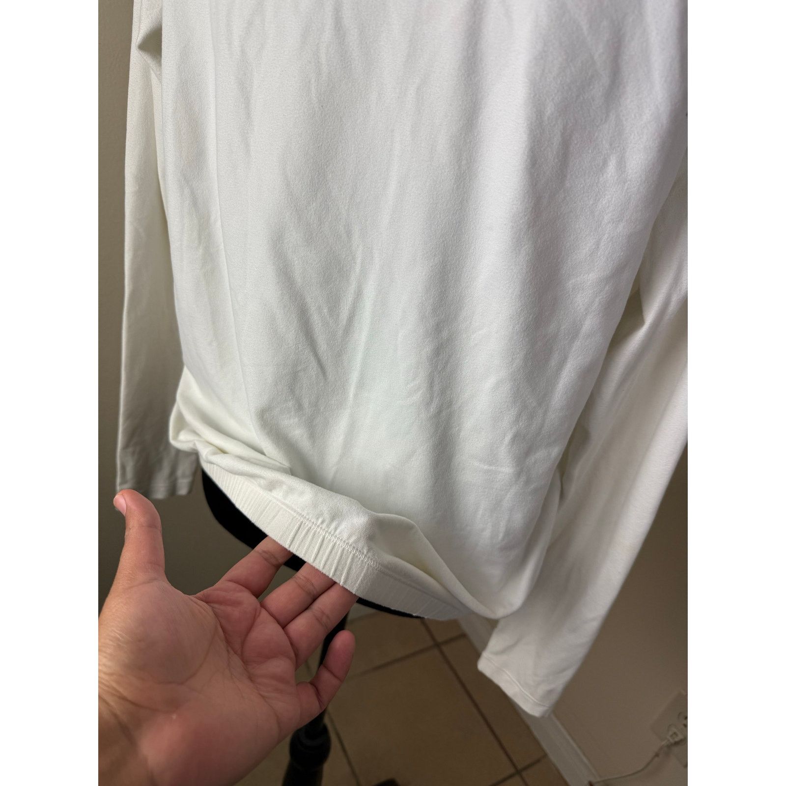 Lululemon Lululemon Healthy Heart Pullover White Long Sleeve 4 Size S / US 4 / IT 40 - 7 Thumbnail