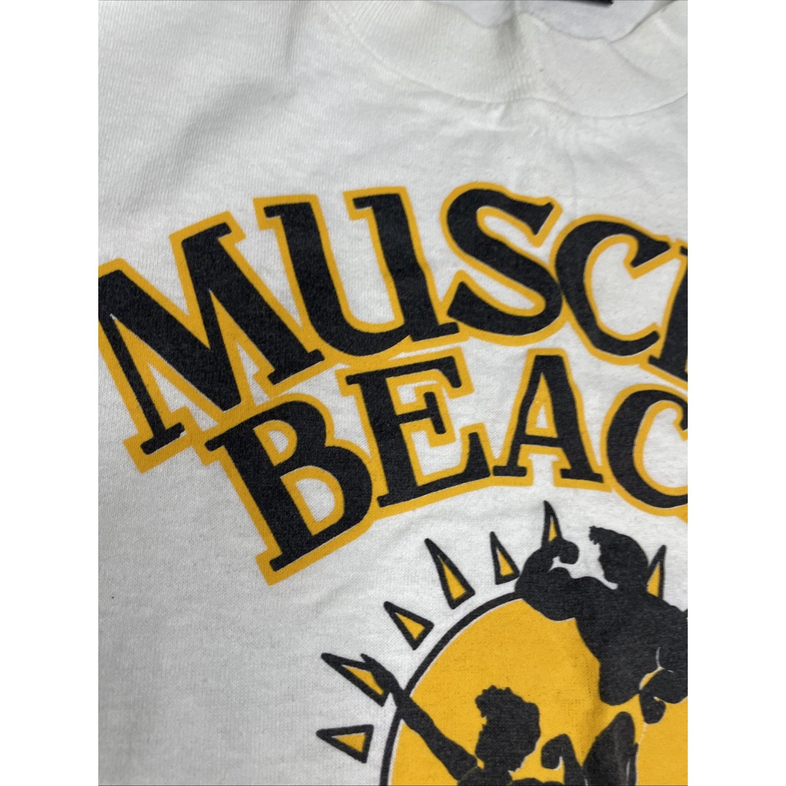 Other 80s Muscle Beach Barbell Club Single Stitched T Shirt NWOT S Size US S / EU 44-46 / 1 - 7 Thumbnail