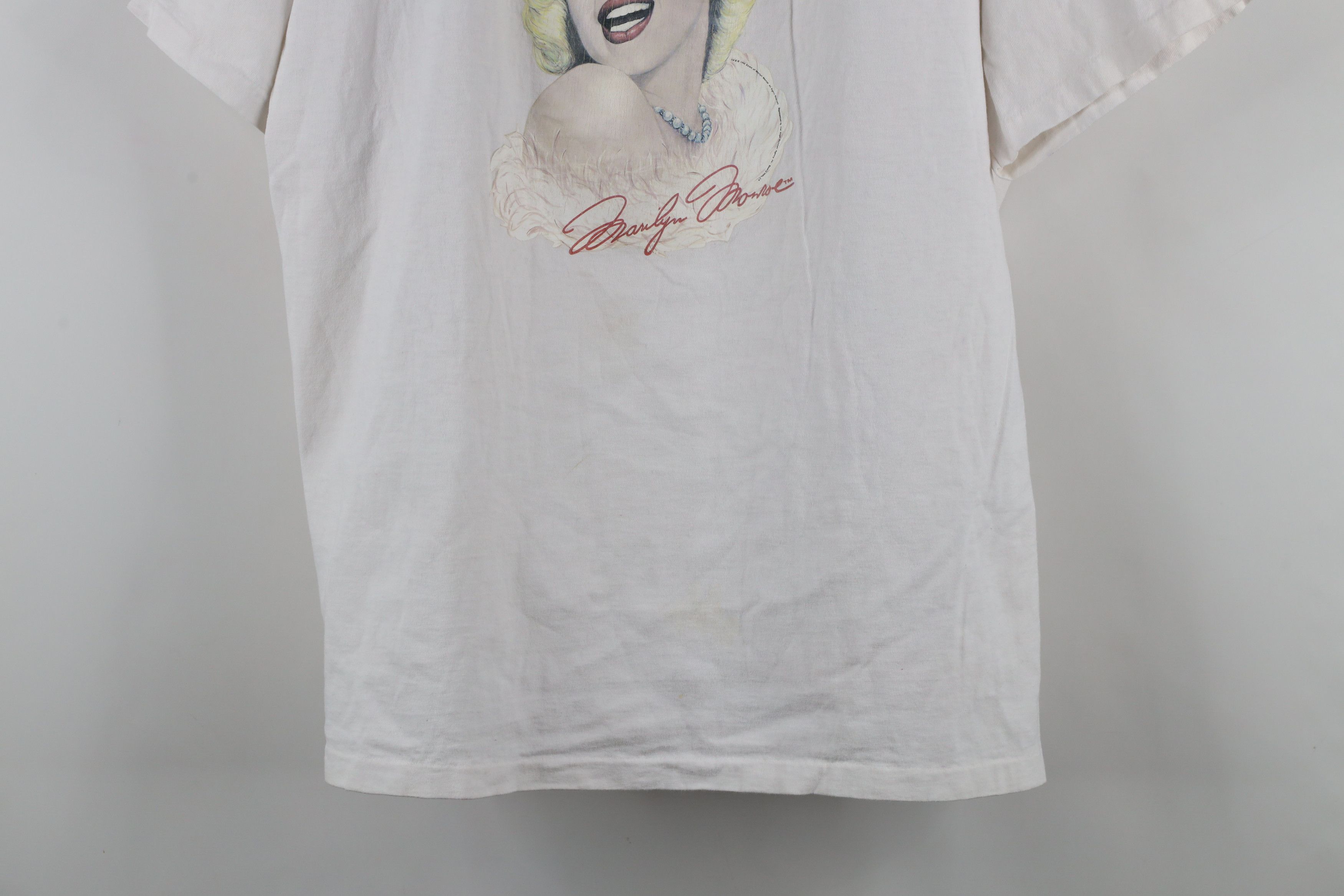 Vintage Vintage 90s Streetwear Marilyn Monroe Short Sleeve T-Shirt Size US XL / EU 56 / 4 - 3 Thumbnail