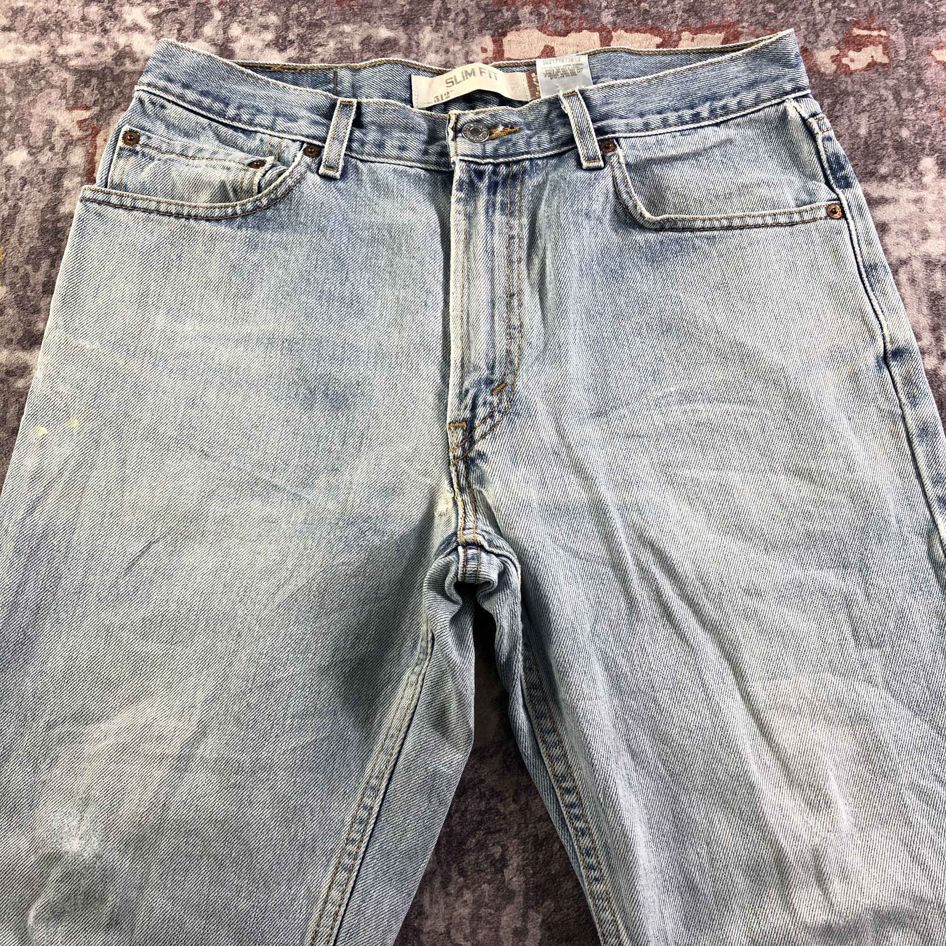 Levi's × Vintage Vintage Light Wash Levis 512 Jeans-JM3424 Size 33" - 3 Thumbnail