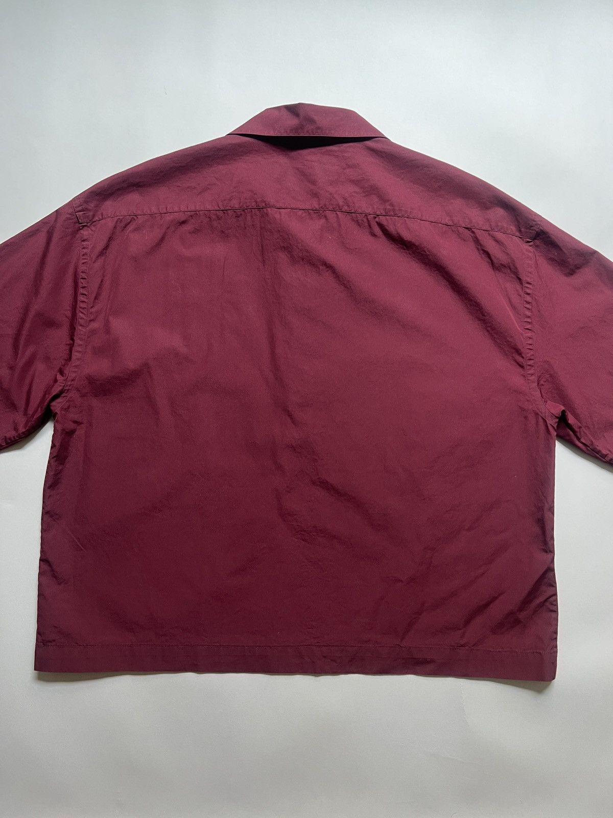 Marni Marni Burgundy Short Sleeve Shirt Size US L / EU 52-54 / 3 - 2 Thumbnail