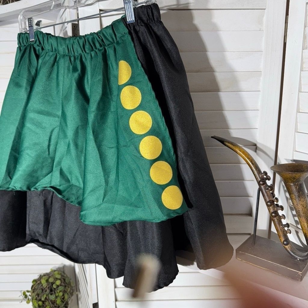 Vintage Roronoa Zoro Anime Cosplay Halloween Skirt Green/Black 3XL Size 42" / US 20 - 3 Thumbnail