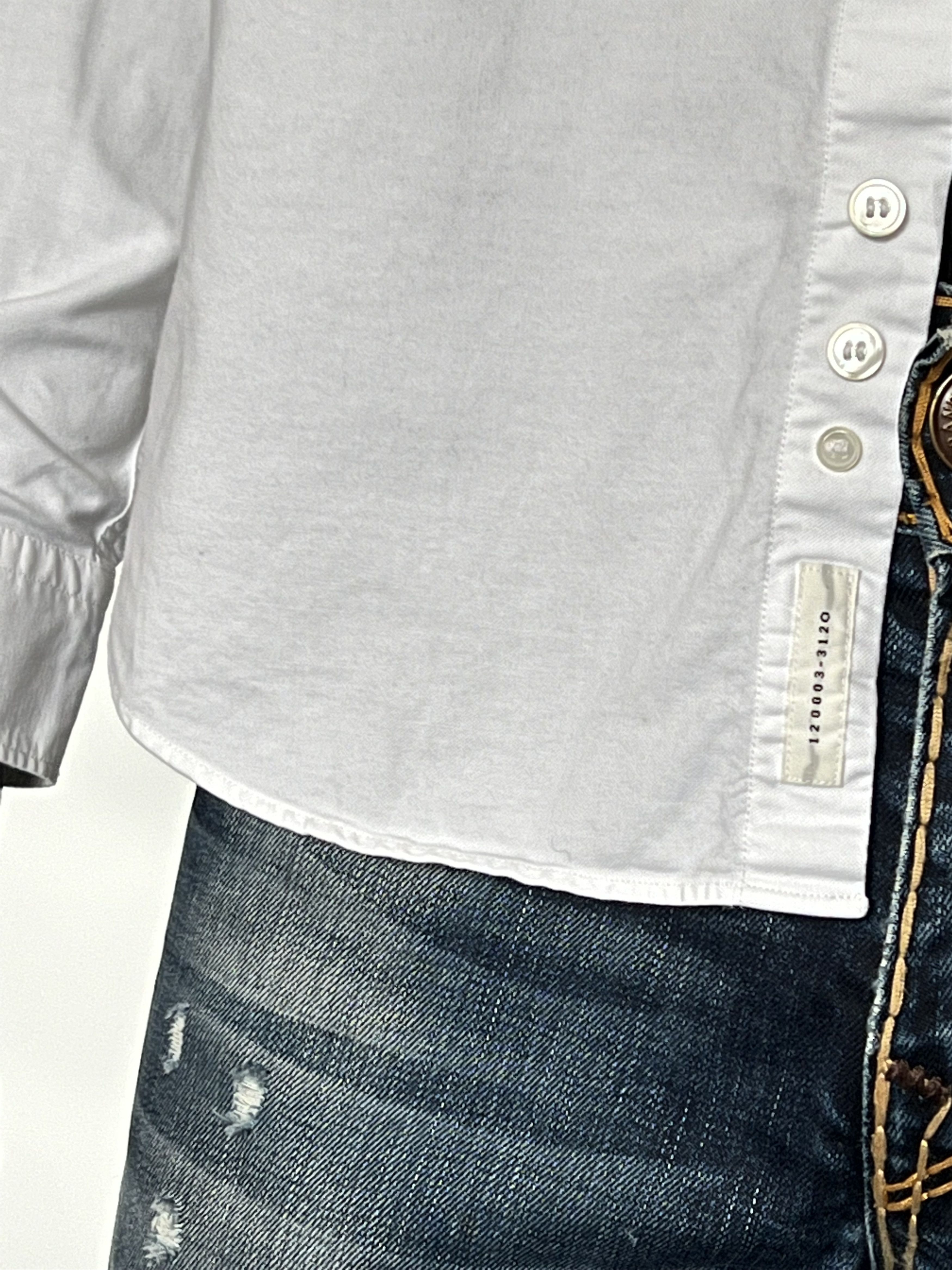 Arket Arket Button Up Shirt Long Sleeve White Men's Size M Size US M / EU 48-50 / 2 - 5 Thumbnail