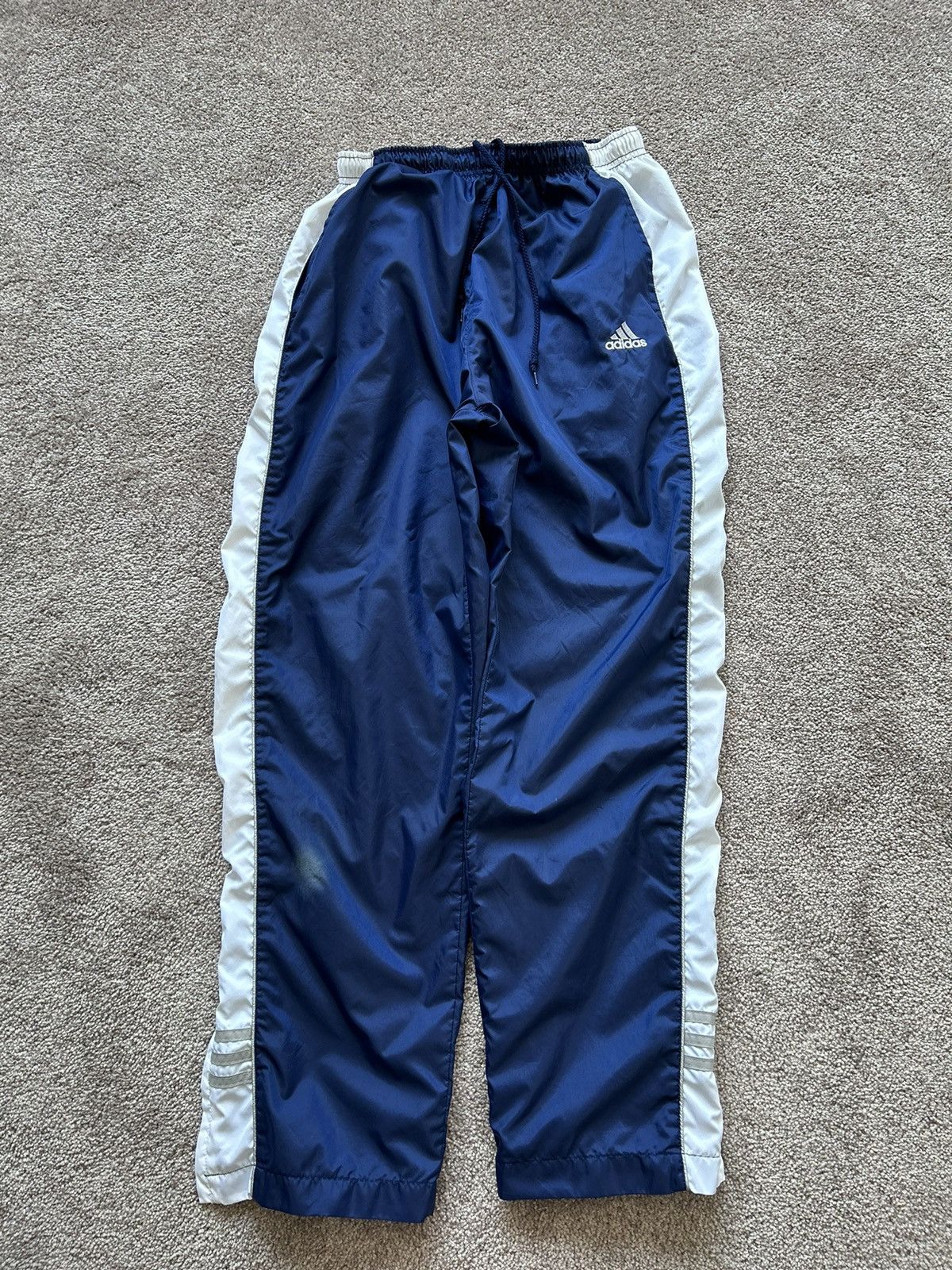 Adidas × Vintage Vintage 2000s Blue Adidas Track Pants Size US 31 - 2 Thumbnail
