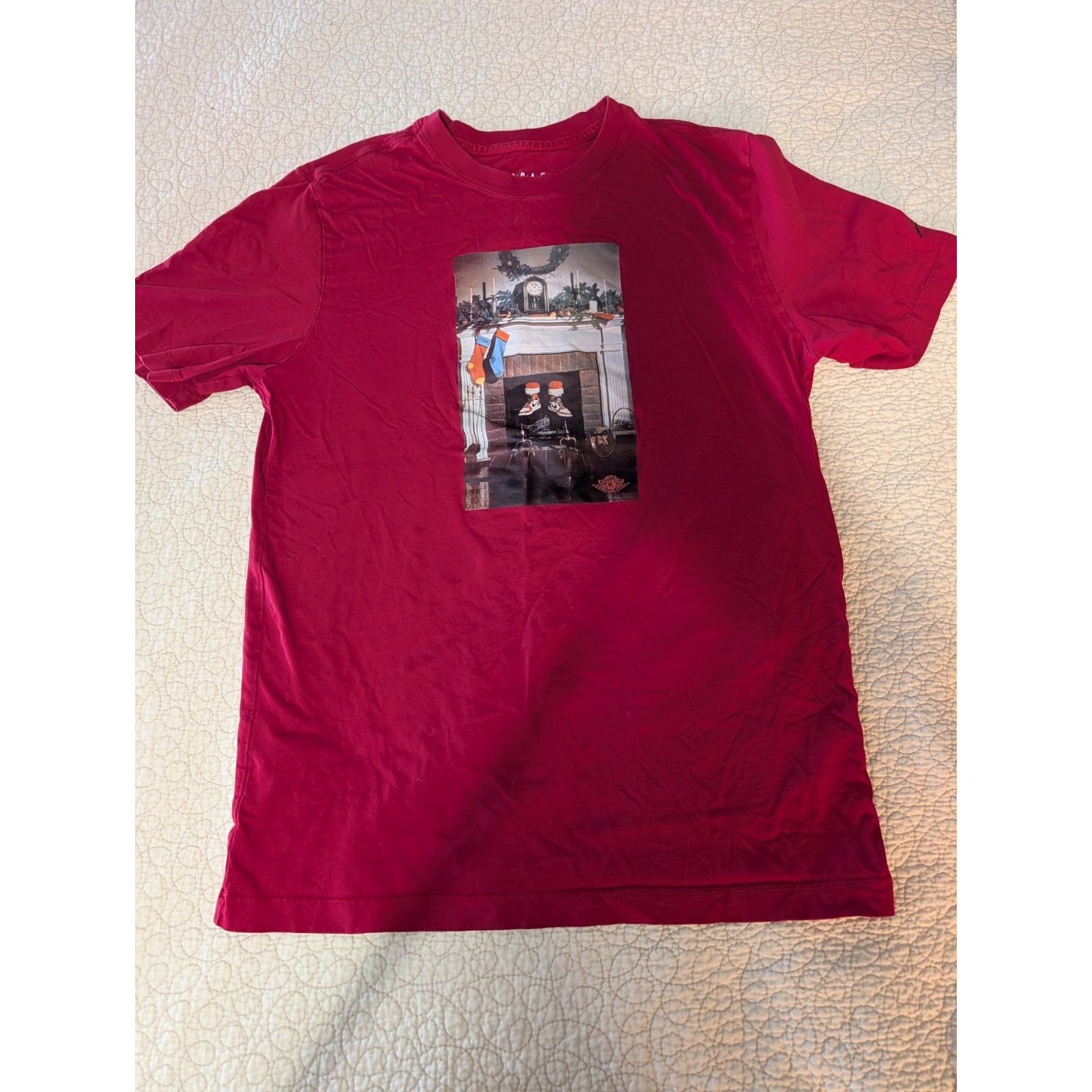 Nike Nike Air T Shirt 85 Jordan 1 Chicago Sneakers Red Tee Medium Size US M / EU 48-50 / 2 - 7 Thumbnail