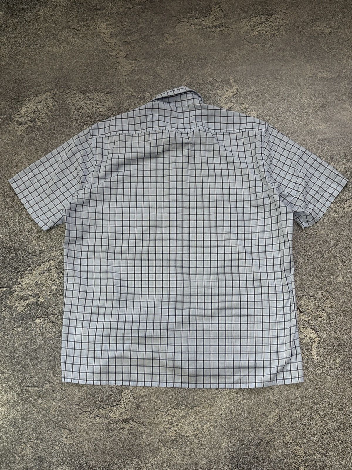 Yves Saint Laurent Yves Saint Laurent Pour Homme Blue Check SS Shirt XL Size US XL / EU 56 / 4 - 2 Thumbnail