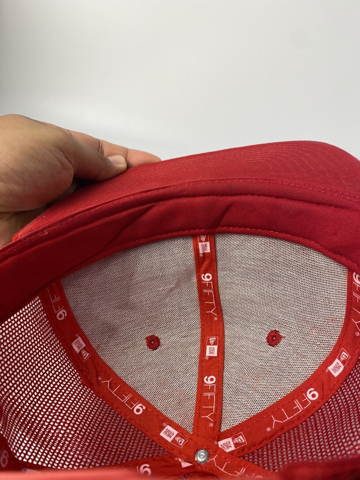NBA × New Era Utah Jazz Trucker Cap Hat 9Fifty New era cap red Mesh Size ONE SIZE - 10 Thumbnail