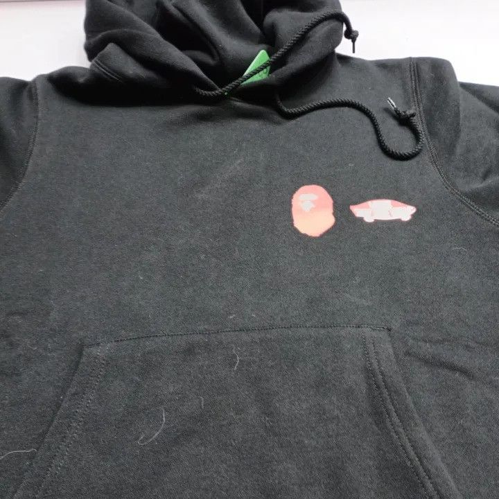 Bape × Vans Vans x BAPE Black Logo Pullover Hoodie Unisex Size US M / EU 48-50 / 2 - 7 Thumbnail