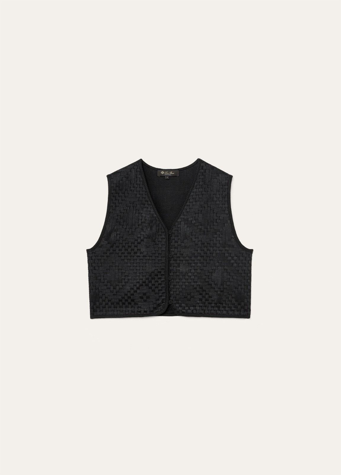 Loro Piana o1srvl11e0526 FAP3054 Blevio Vest in Black Size S / US 4 / IT 40 - 1 Thumbnail
