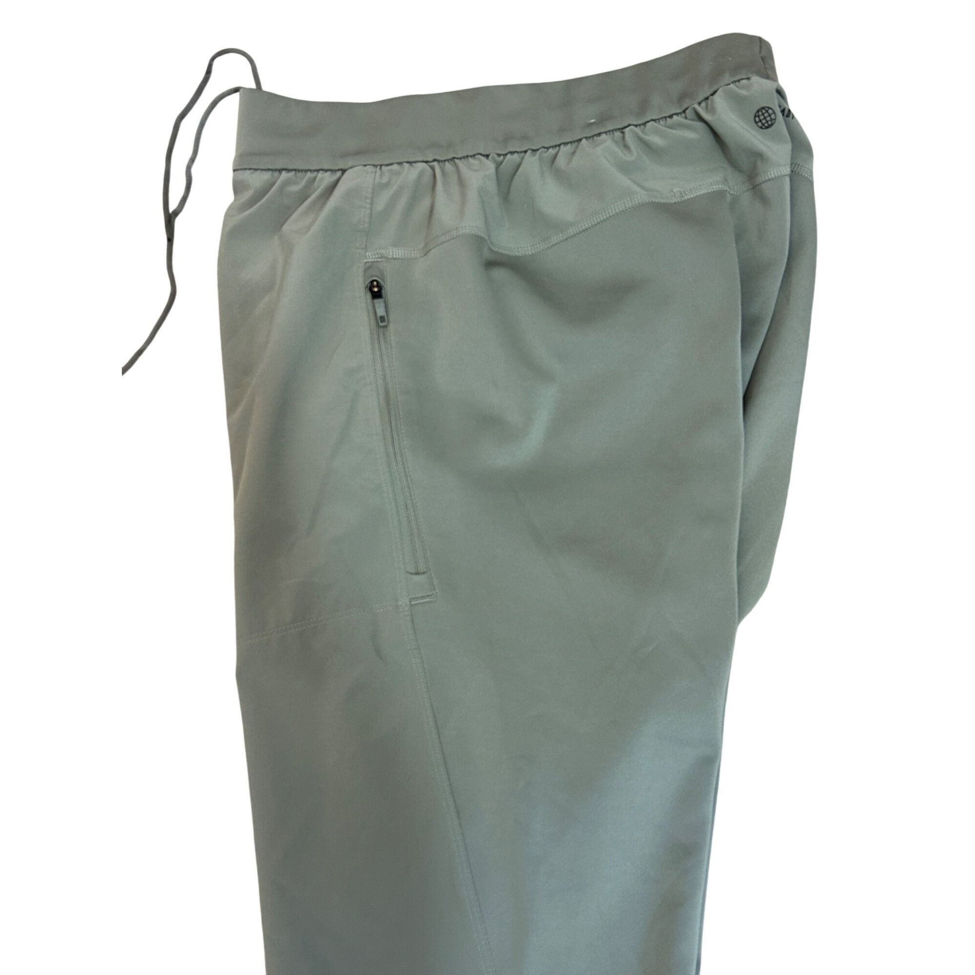 Adidas Adidas Womens Joggers S Sage Green Logo AEROREADY Drawstring Size 25" / US 0 / IT 36 - 19 Thumbnail
