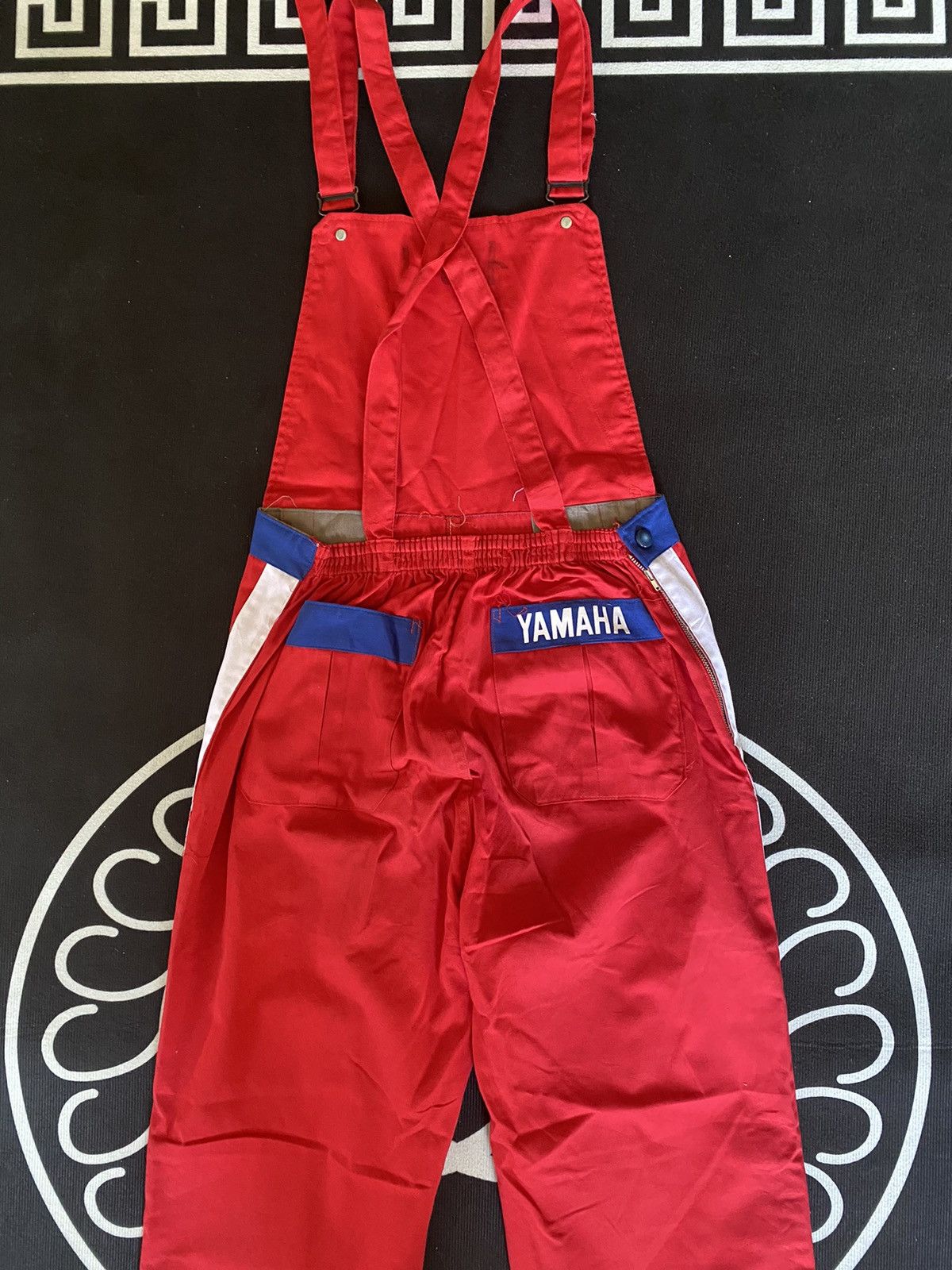 Vintage × Yamaha VINTAGE YAMAHA RACING MOTO WORK OVERALLS Size US 34 / EU 50 - 5 Thumbnail