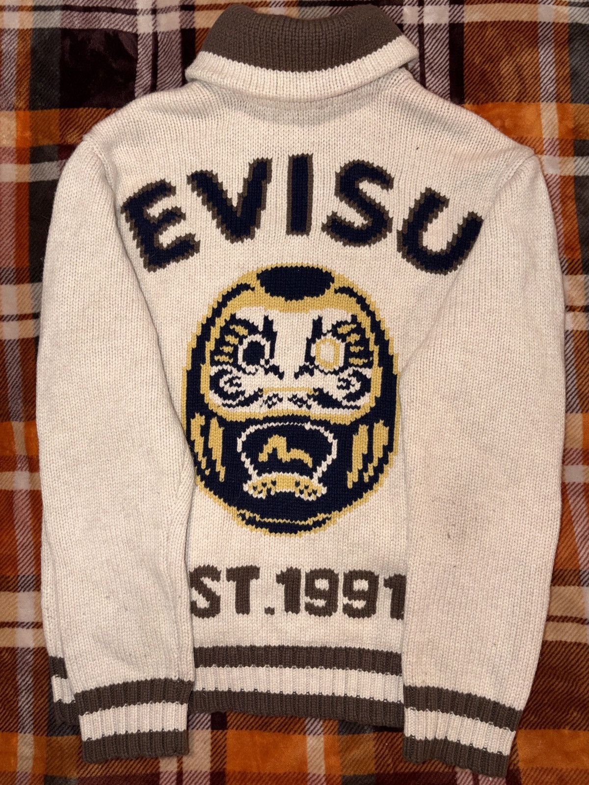 Evisu Evisu Cardigan Size US M / EU 48-50 / 2 - 1 Thumbnail