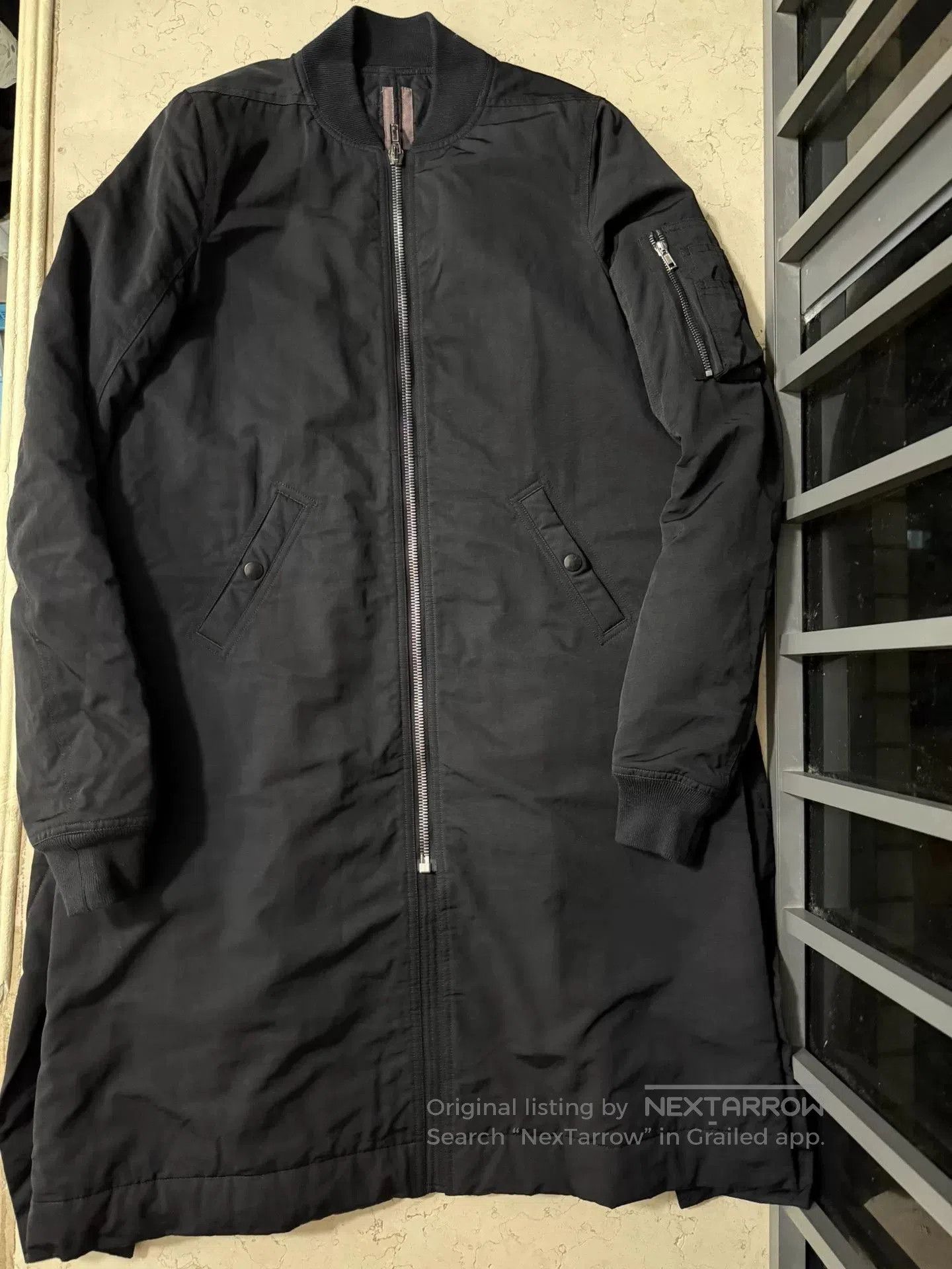 Rick Owens Rick Owens Long Dark Cotton Coat. Size US M / EU 48-50 / 2 - 1 Thumbnail