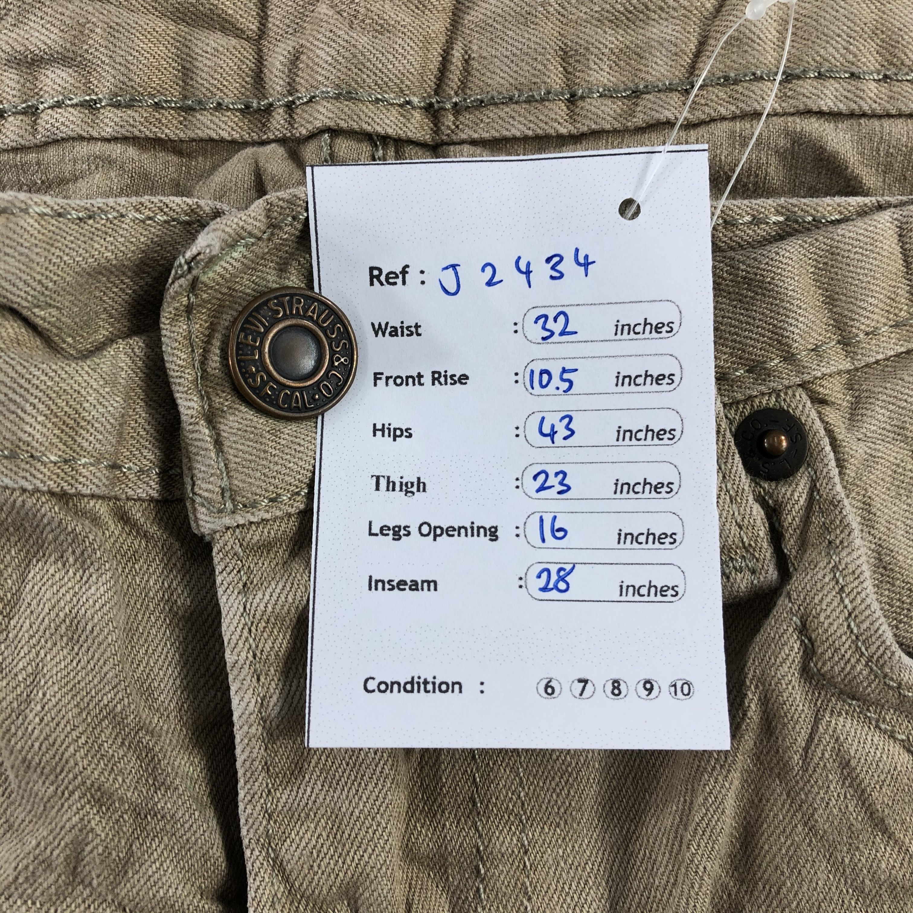 Levi's Vintage Levis 505 Jeans-J2434 Size US 32 / EU 48 - 13 Thumbnail