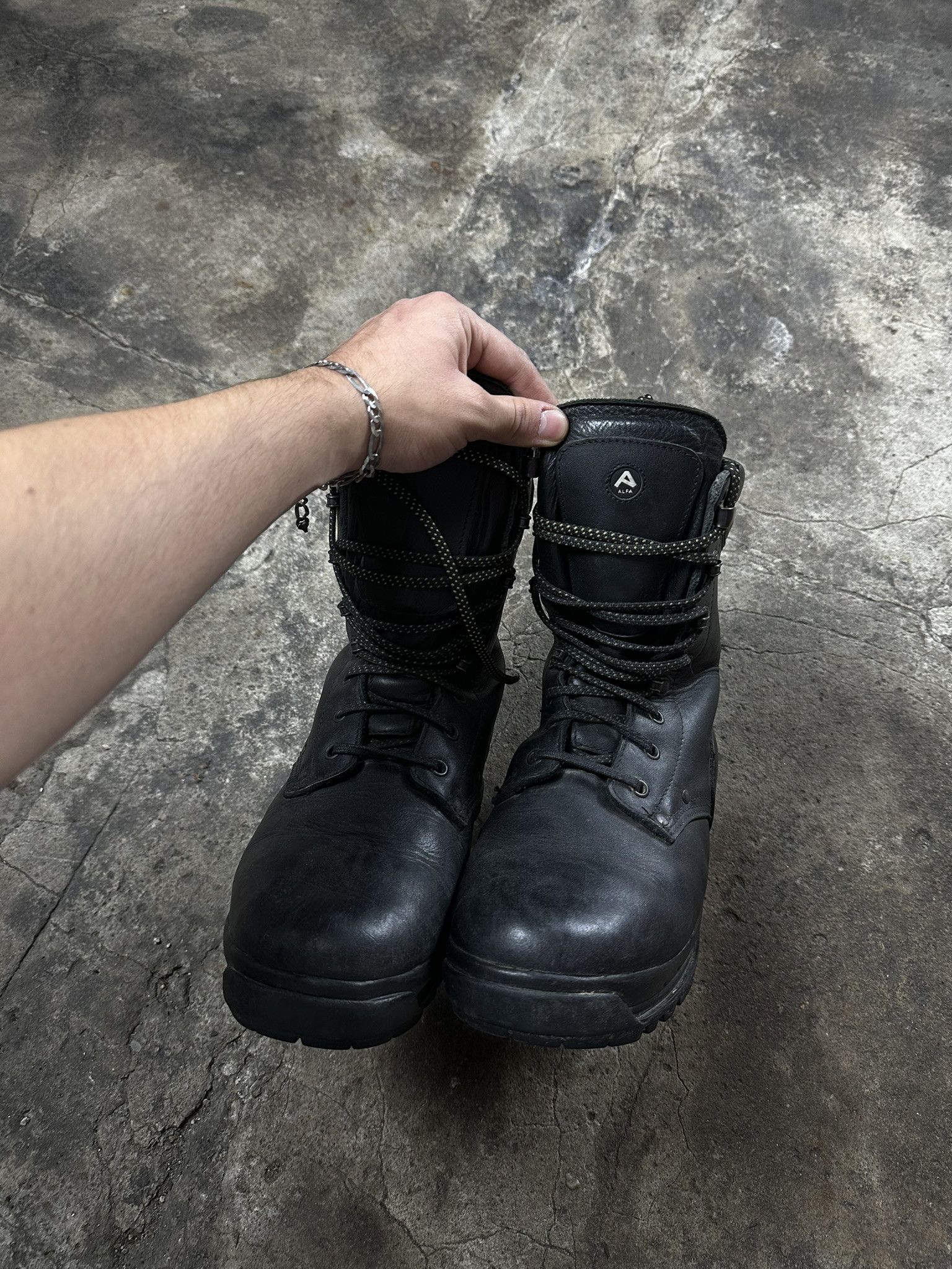Vibram Vintage Alfa Vibram Gore-tex Military Trekking Leahter Boots Size US 9 / EU 42 - 4 Thumbnail