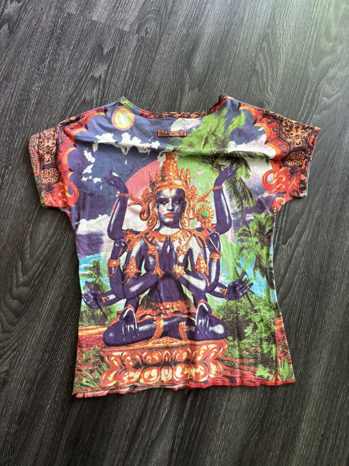 Jean Paul Gaultier SS97 Femme Hindu Graphic Size S / US 4 / IT 40 - 4 Thumbnail