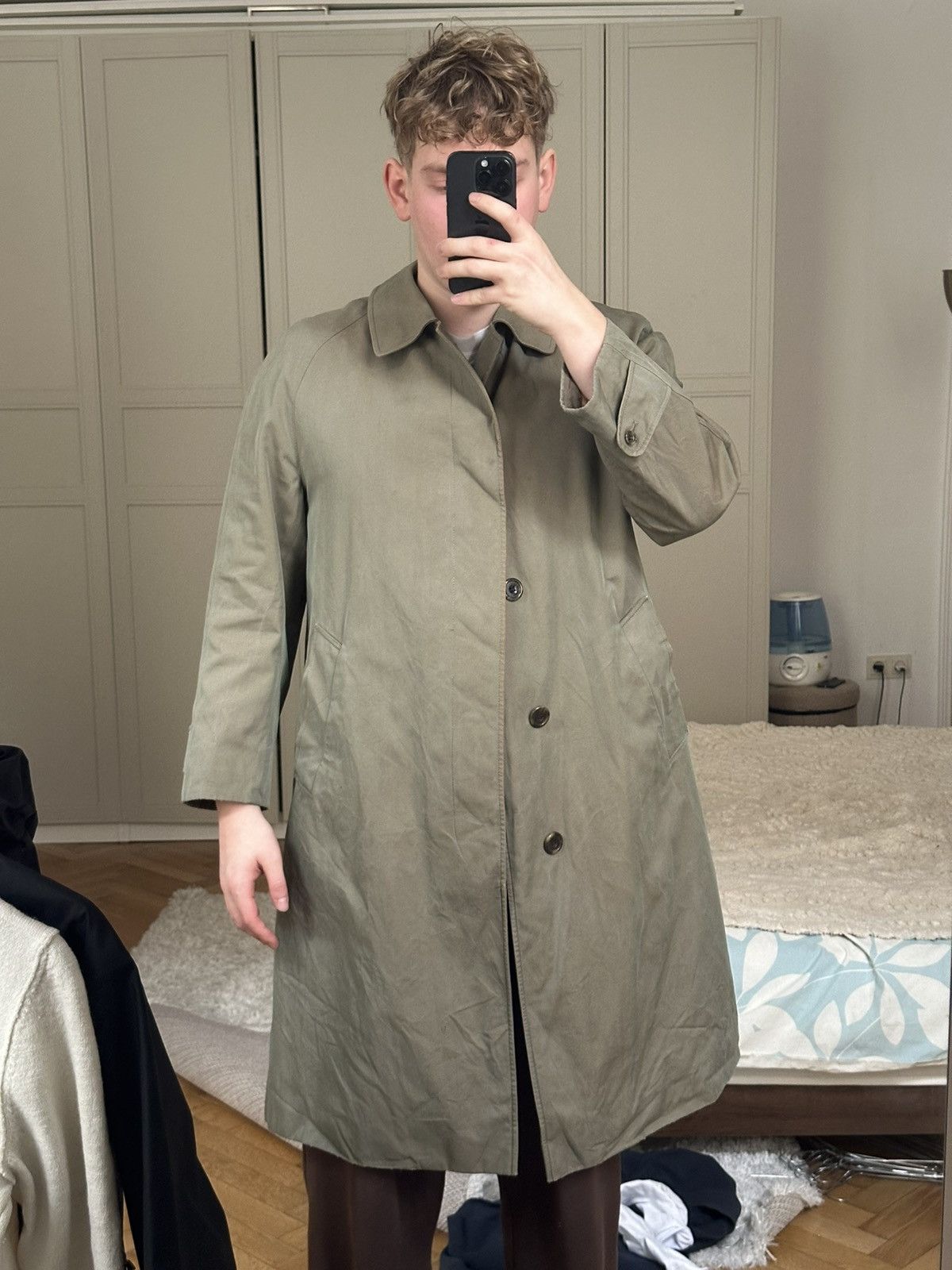 Aquascutum Aquascutum Vintage 80s 2/1 Rare Luxury Trench Coat Size US S / EU 44-46 / 1 - 3 Thumbnail